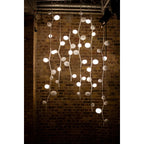 Isolora Modern Minimalist Vertical Glass Pendant Lamp