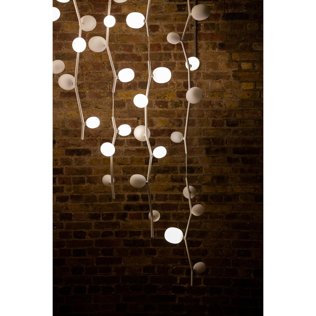 Isolora Modern Minimalist Vertical Glass Pendant Lamp