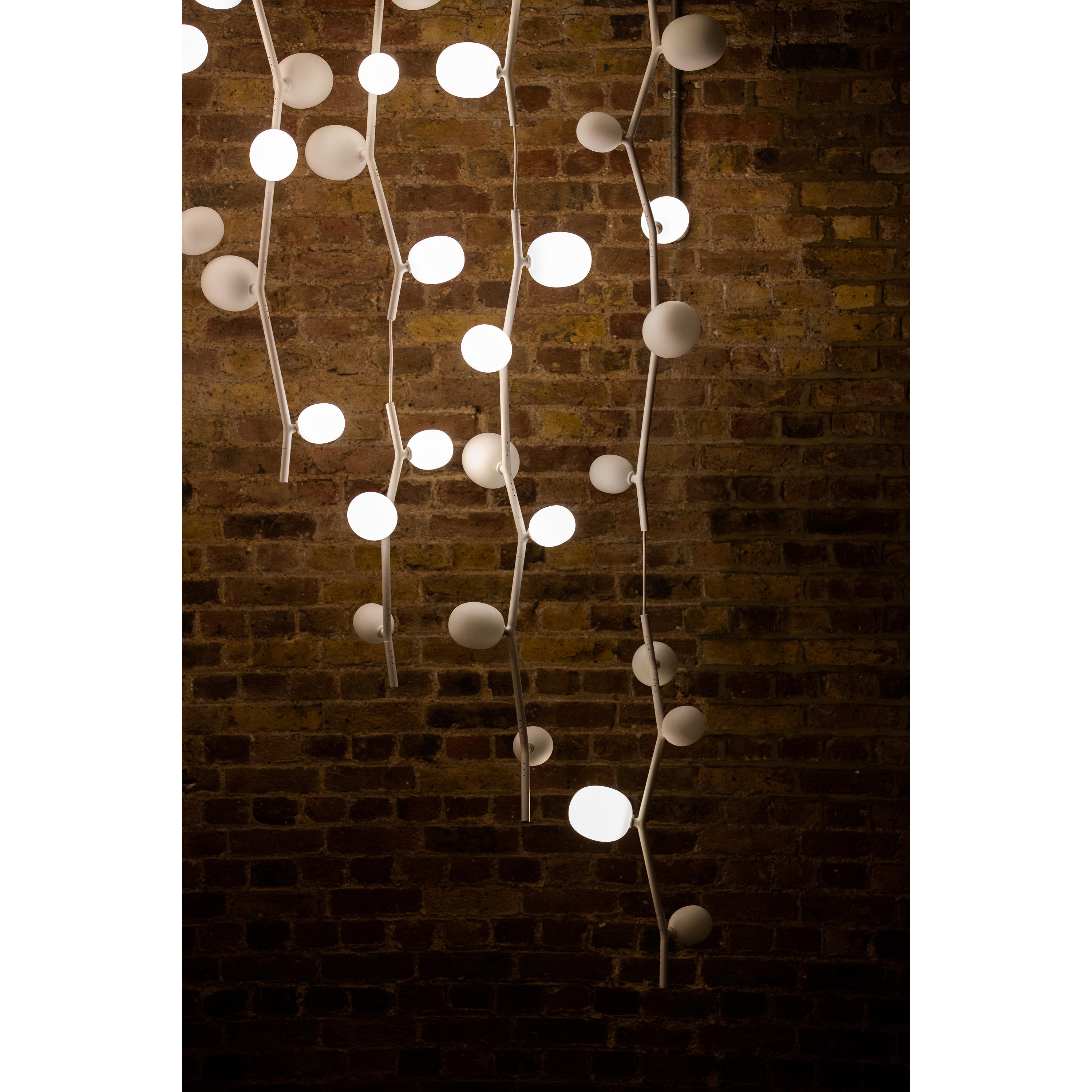 Isolora Modern Minimalist Vertical Glass Pendant Lamp