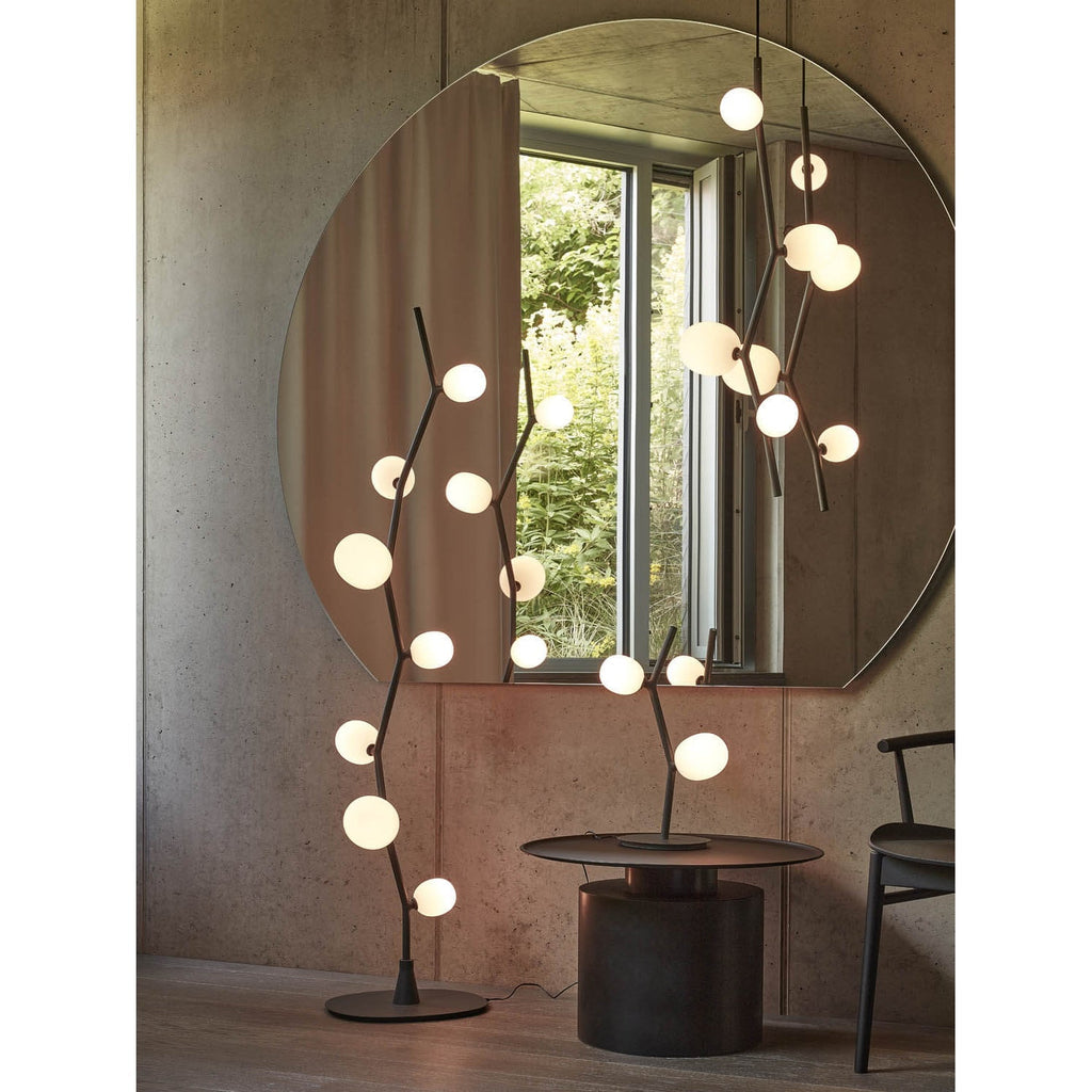 Isolora Modern Minimalist Vertical Glass Pendant Lamp