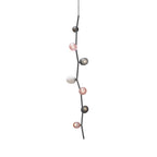 Isolora Modern Minimalist Vertical Glass Pendant Lamp