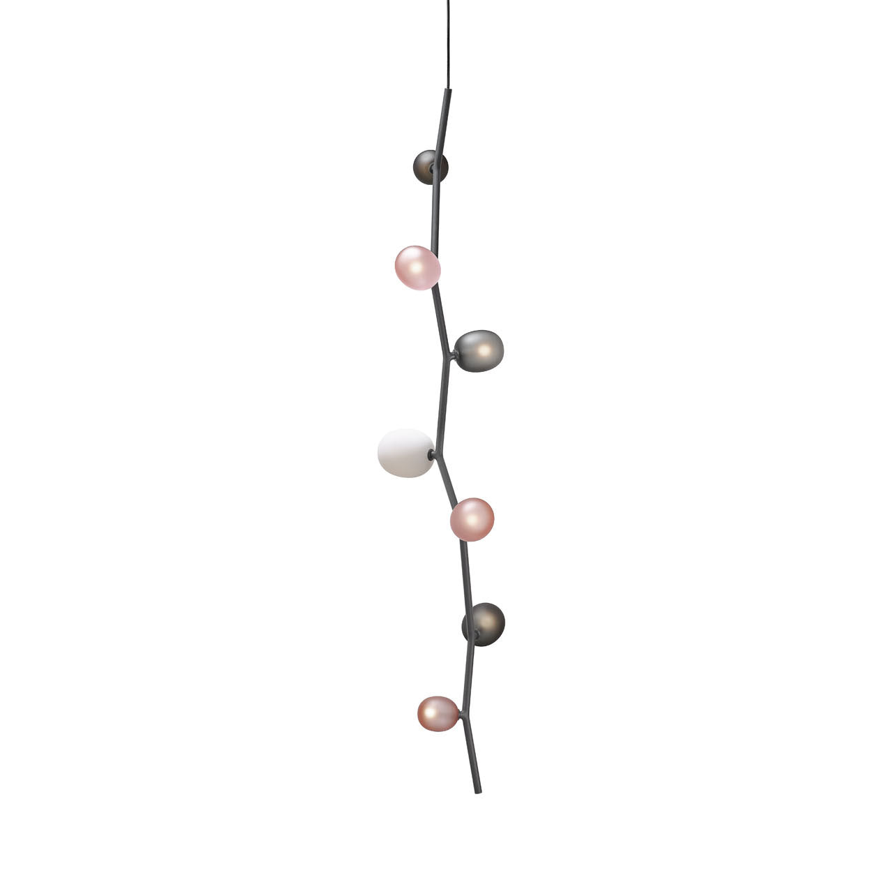 Isolora Modern Minimalist Vertical Glass Pendant Lamp