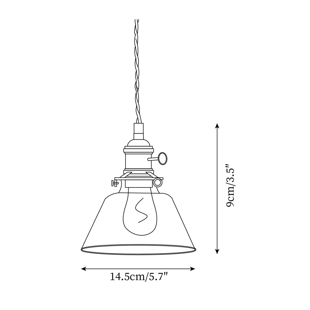 Glint Clear Glass Pendant Light - image 6