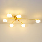 Valentina Modern Glass Black Ceiling Light
