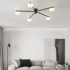 Valentina Modern Glass Black Ceiling Light