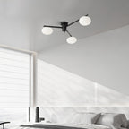 Valentina Modern Glass Black Ceiling Light