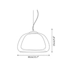 Elvo Glass Pendant Light
