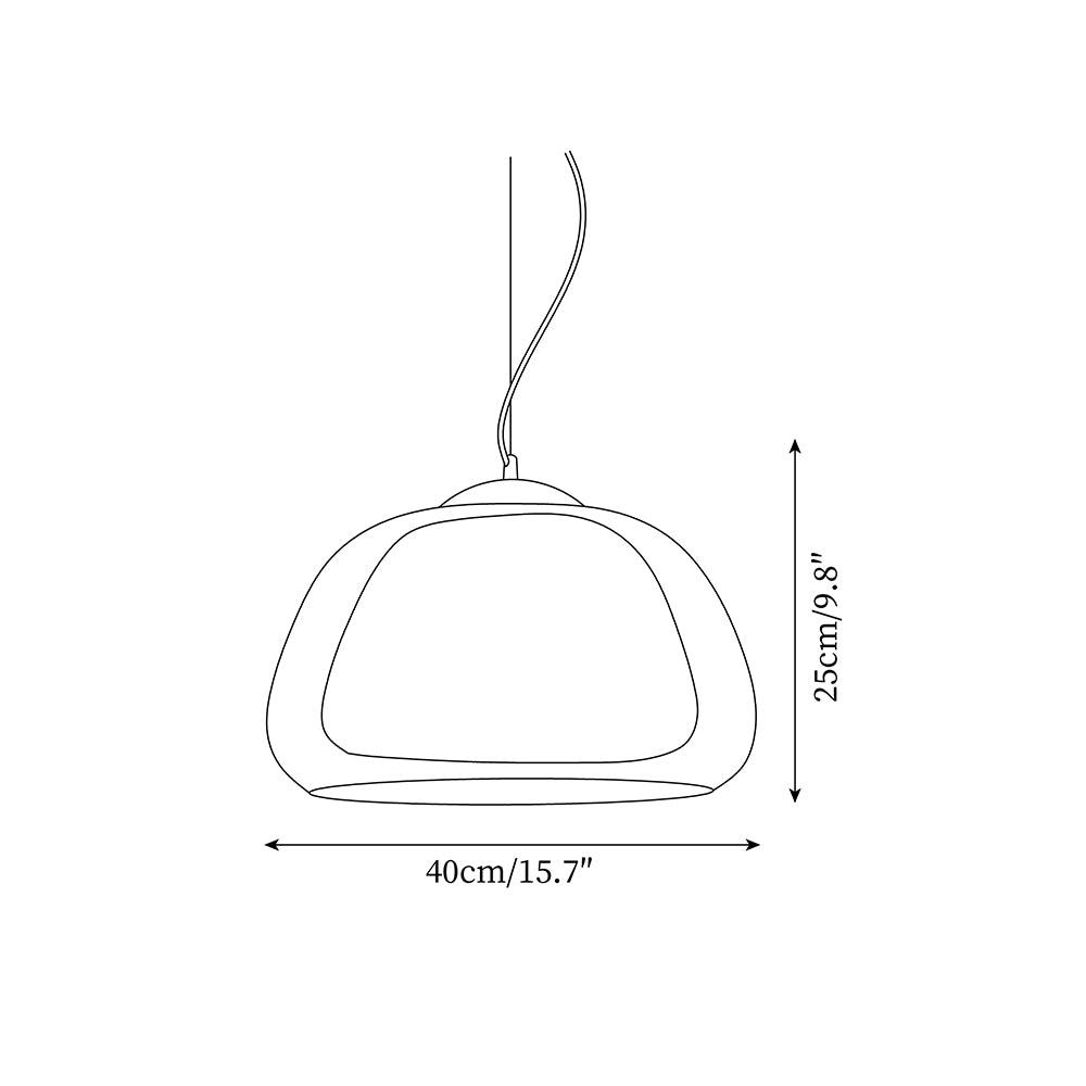 Elvo Glass Pendant Light
