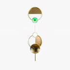Orbiten Brass & Glass Modern Wall Lamp
