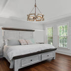 Evelan Individual Creativity Hand-carved Wood Chandelier