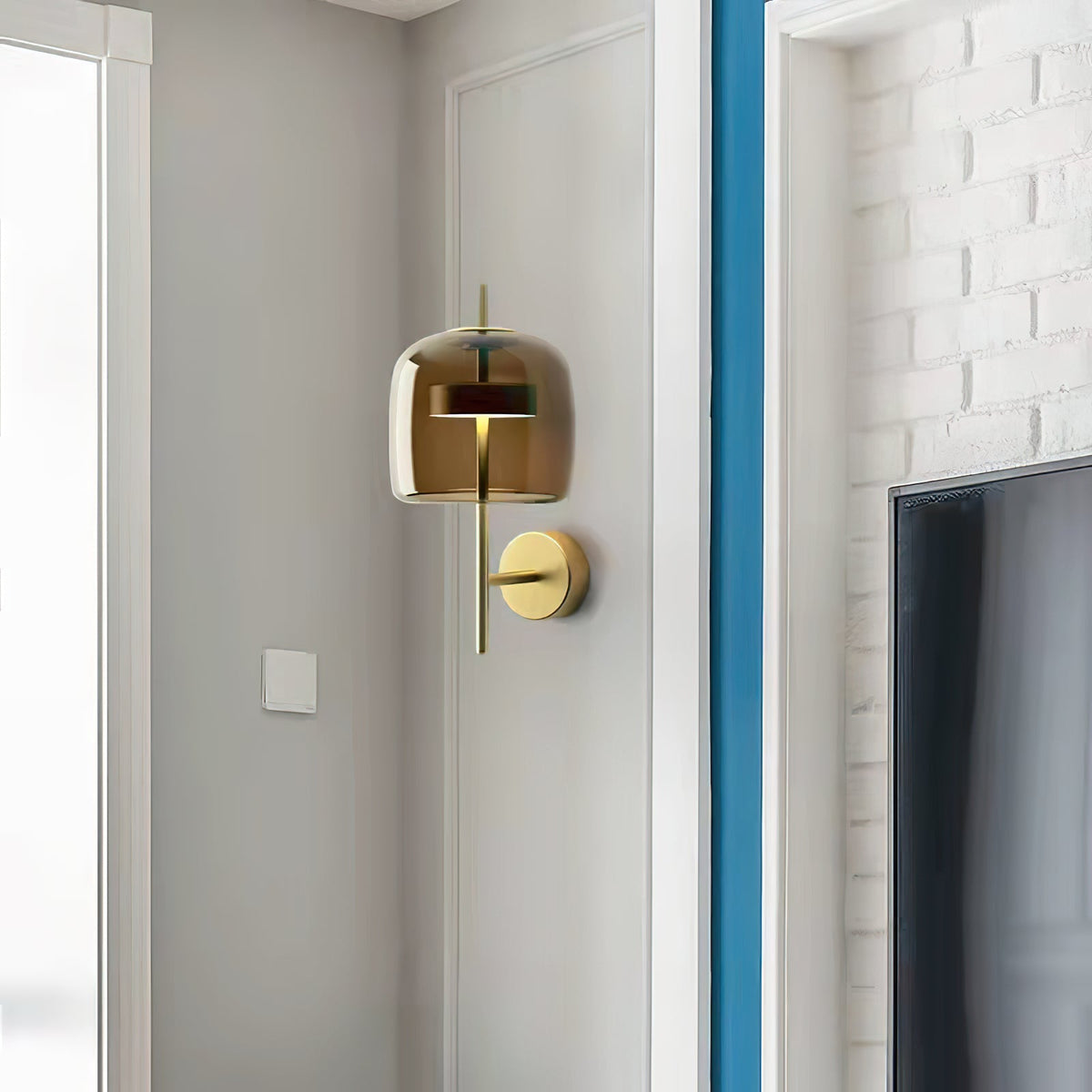 Abbott Premium Nordic Art Glass Sconce Wall lamp