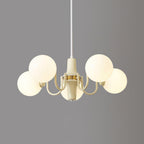 Aira  Glass Chandelier Cream Hue