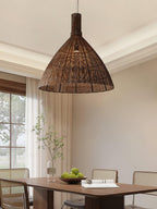 Nytheos Art Natural Rattan Pendant Light