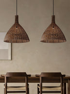 Nytheos Art Natural Rattan Pendant Light