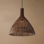 Nytheos Art Natural Rattan Pendant Light