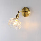 Petal Vintage Brass Wall Lamp
