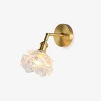 Petal Vintage Brass Wall Lamp