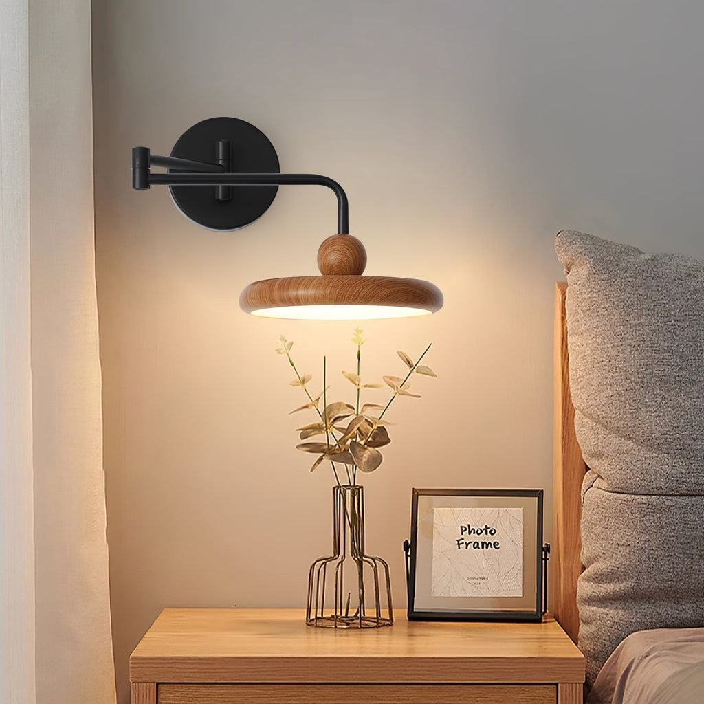 Arden Adjustable Plug-In /Hardwire Wall Lamp