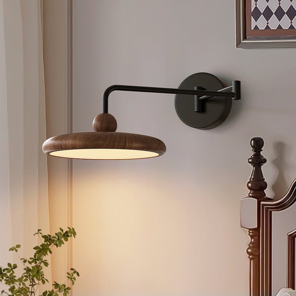 Arden Adjustable Plug-In /Hardwire Wall Lamp
