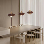 Elysor Brass and Glass Pendant Lamp