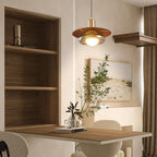 Elysor Brass and Glass Pendant Lamp