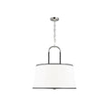 Aurzorora Vintage Industrial Brass Fabric Pendant Lamp