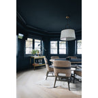 Aurzorora Vintage Industrial Brass Fabric Pendant Lamp