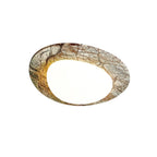 Cishaora Modern Minimalist White Marble Ceiling Lamp