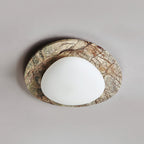 Cishaora Modern Minimalist White Marble Ceiling Lamp