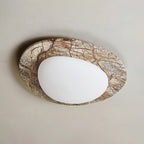 Cishaora Modern Minimalist White Marble Ceiling Lamp