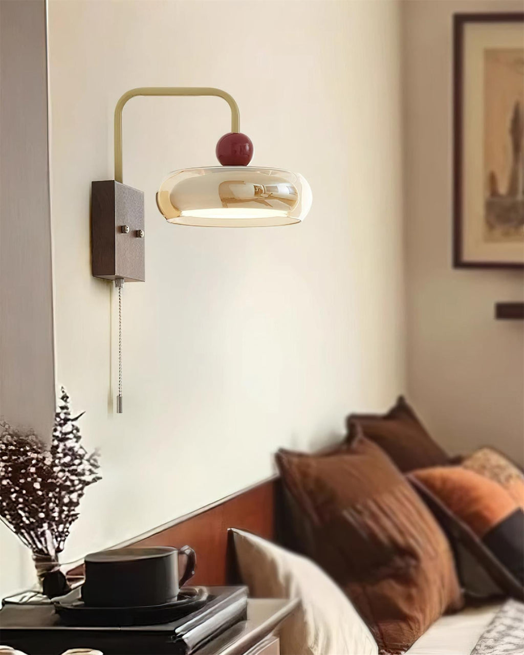 Eplio Retro & Glass Wall Lamp