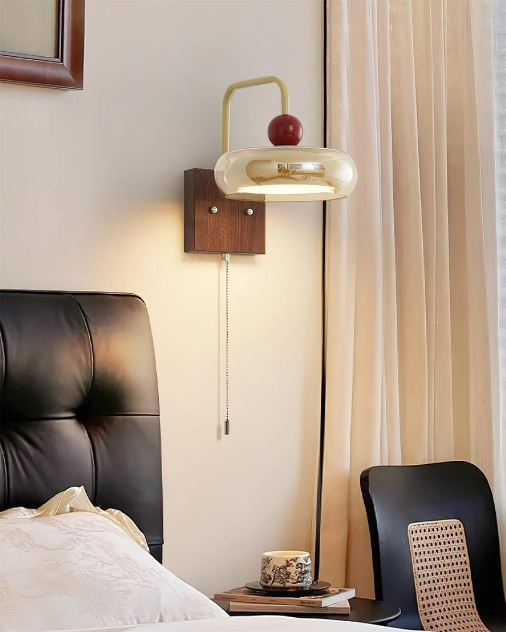 Eplio Retro & Glass Wall Lamp