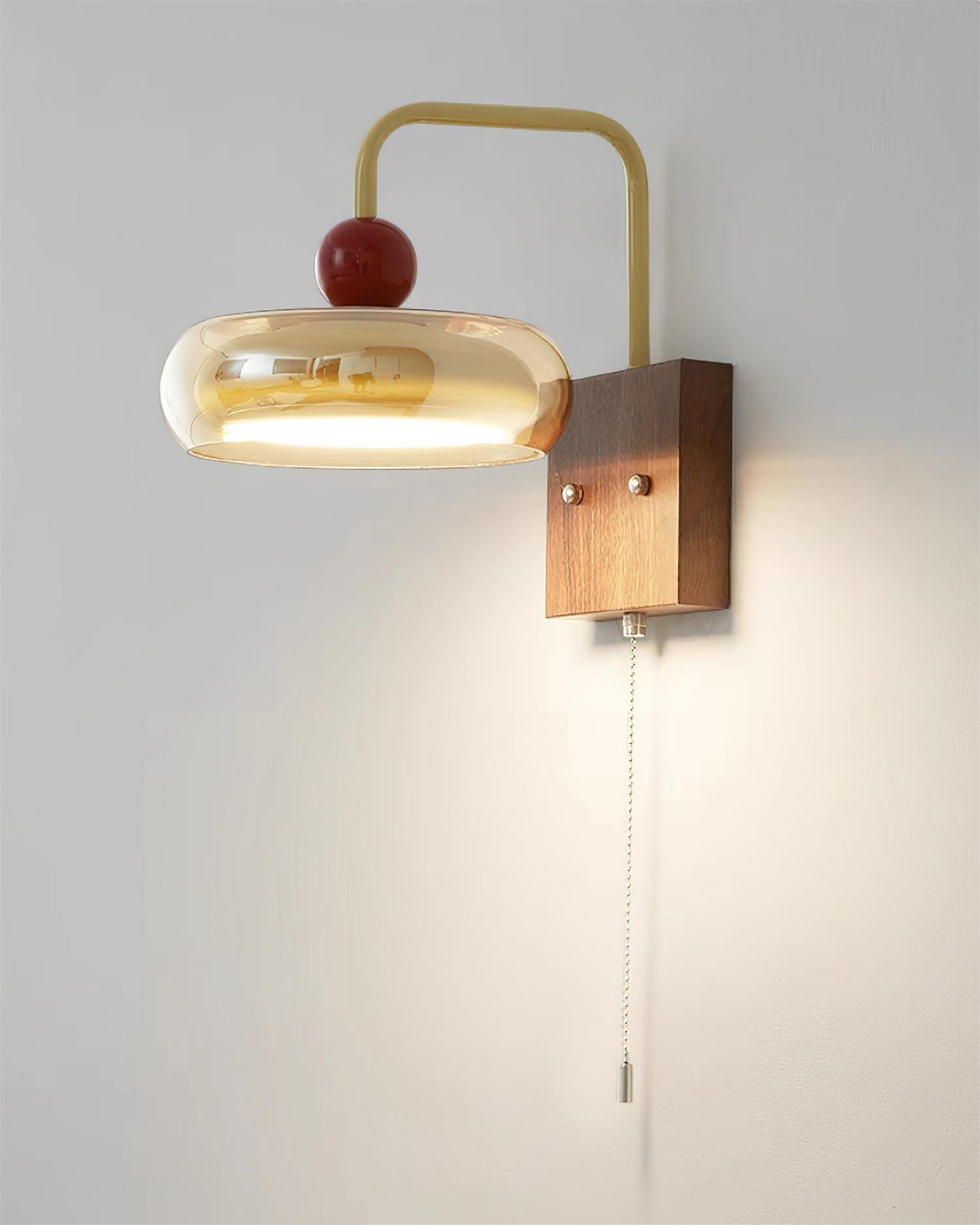 Eplio Retro & Glass Wall Lamp