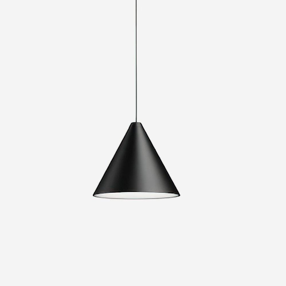 Pendant Lamp Black Cone Shade for Modern Industrial