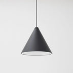 Pendant Lamp Black Cone Shade for Modern Industrial