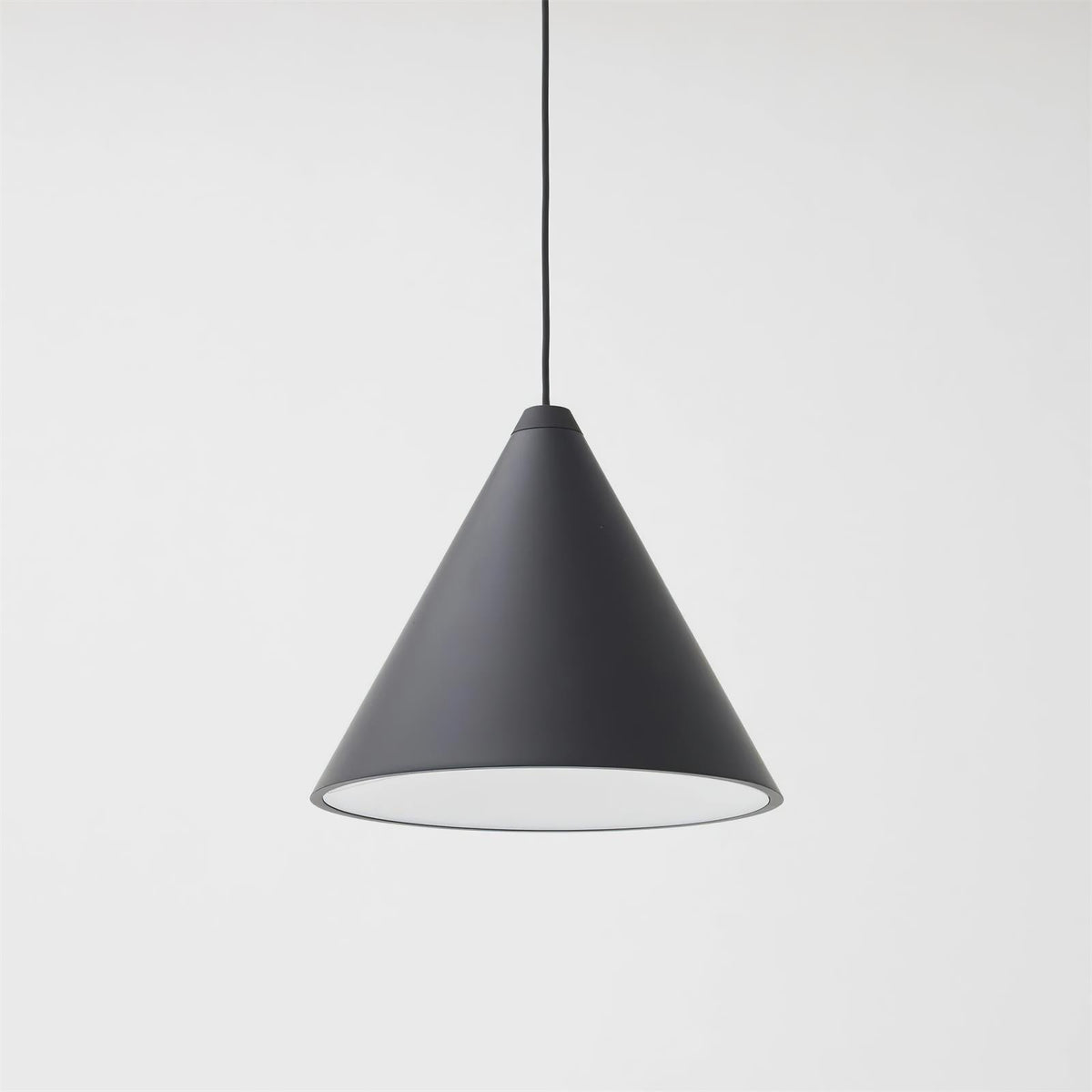 Pendant Lamp Black Cone Shade for Modern Industrial