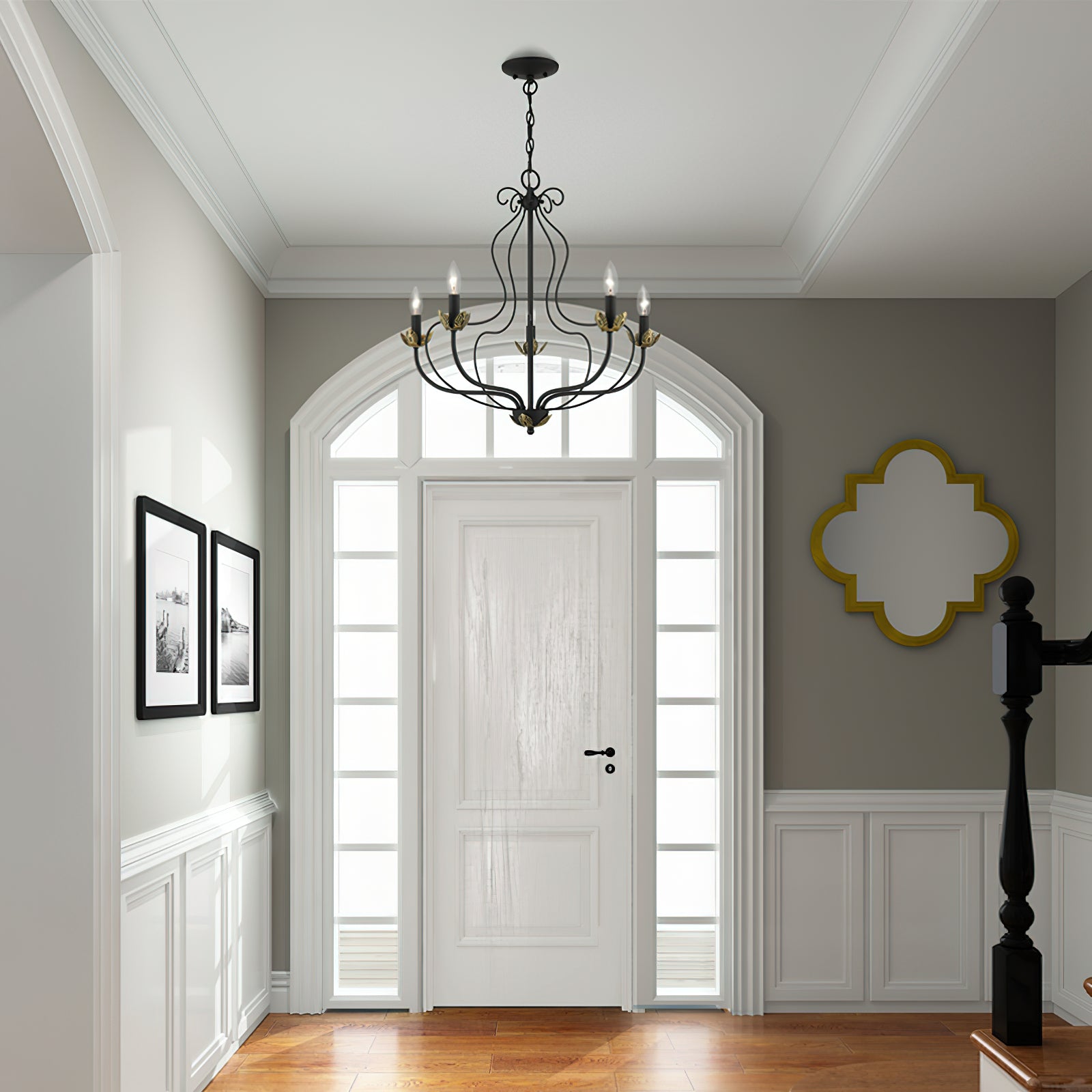 Avtalan Vintage Industrial Chandelier