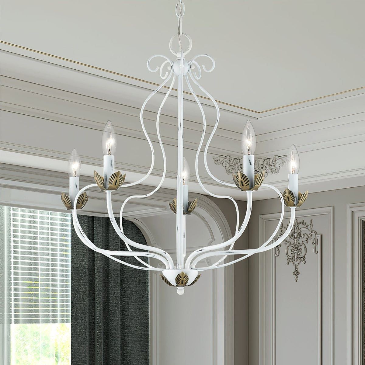Avtalan Vintage Industrial Chandelier