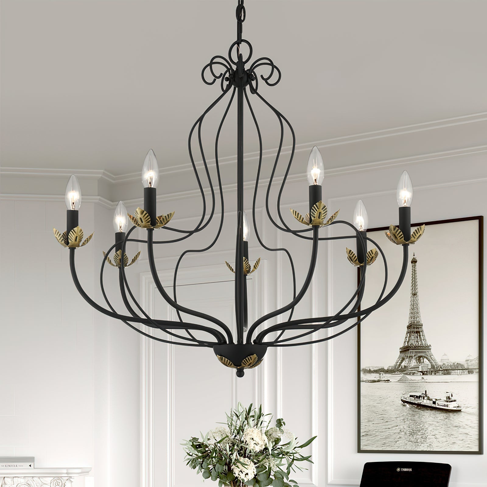 Avtalan Vintage Industrial Chandelier