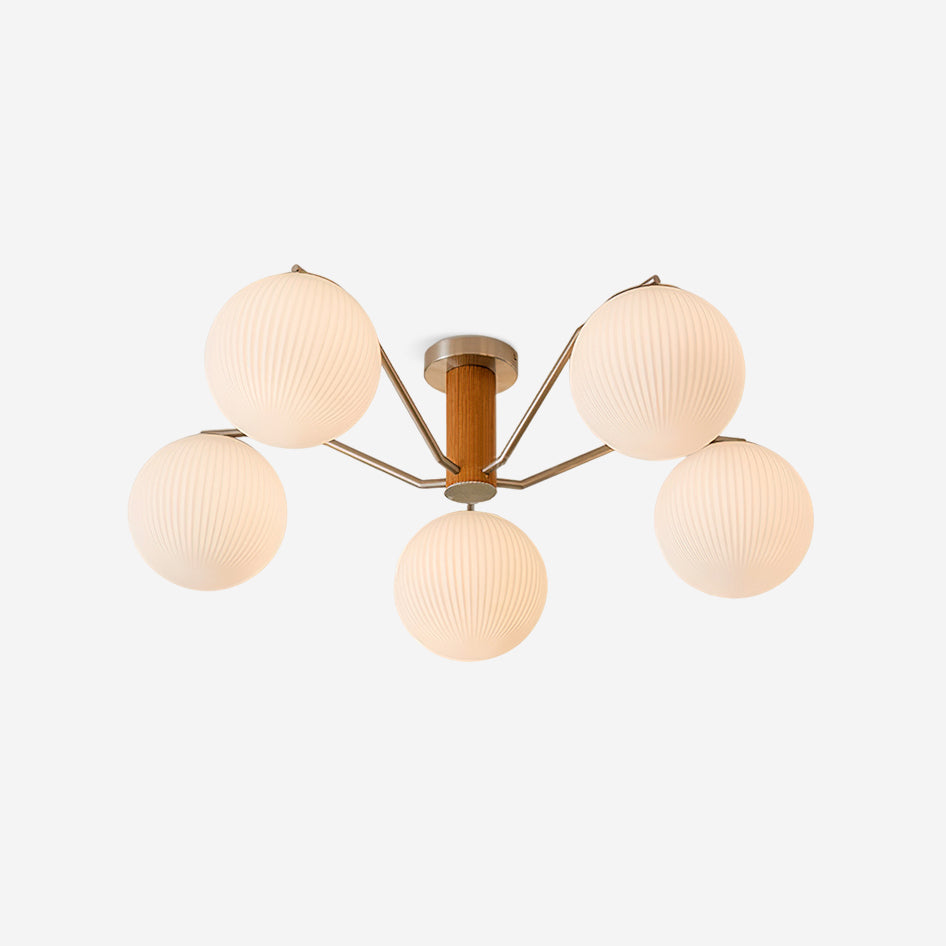 Ceiling Light LED/Incandescent Globe Flush Mount for Living Room