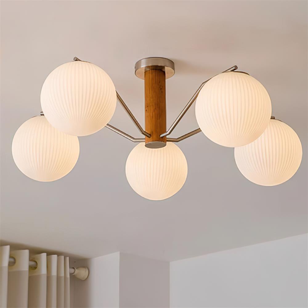 Ceiling Light LED/Incandescent Globe Flush Mount for Living Room
