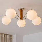 Ceiling Light LED/Incandescent Globe Flush Mount for Living Room