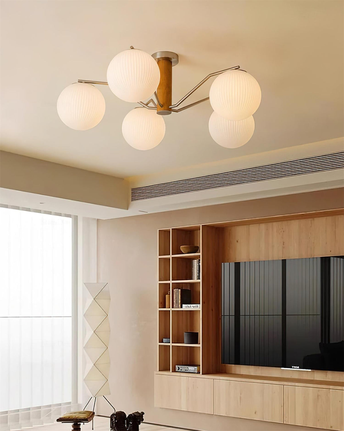 Ceiling Light LED/Incandescent Globe Flush Mount for Living Room