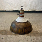 Avynor Vintage Industrial Blue Pendant Lamp