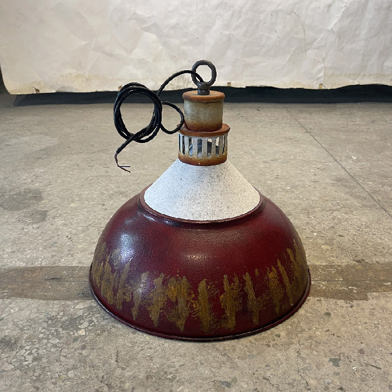 Avynor Vintage Industrial Blue Pendant Lamp
