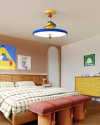 Kivra Retro-Futuristic Cone Ceiling Lamp