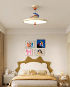 Kivra Retro-Futuristic Cone Ceiling Lamp