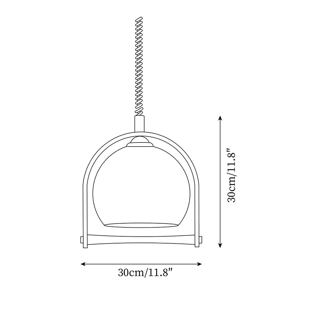 Kleine Pendant Lamp Stretchable Dome