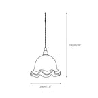 Allirora Premium Elegance Brass Glass Pendant Lamp