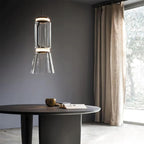 Virelo Stacked Glass Cylinder Pendant Light